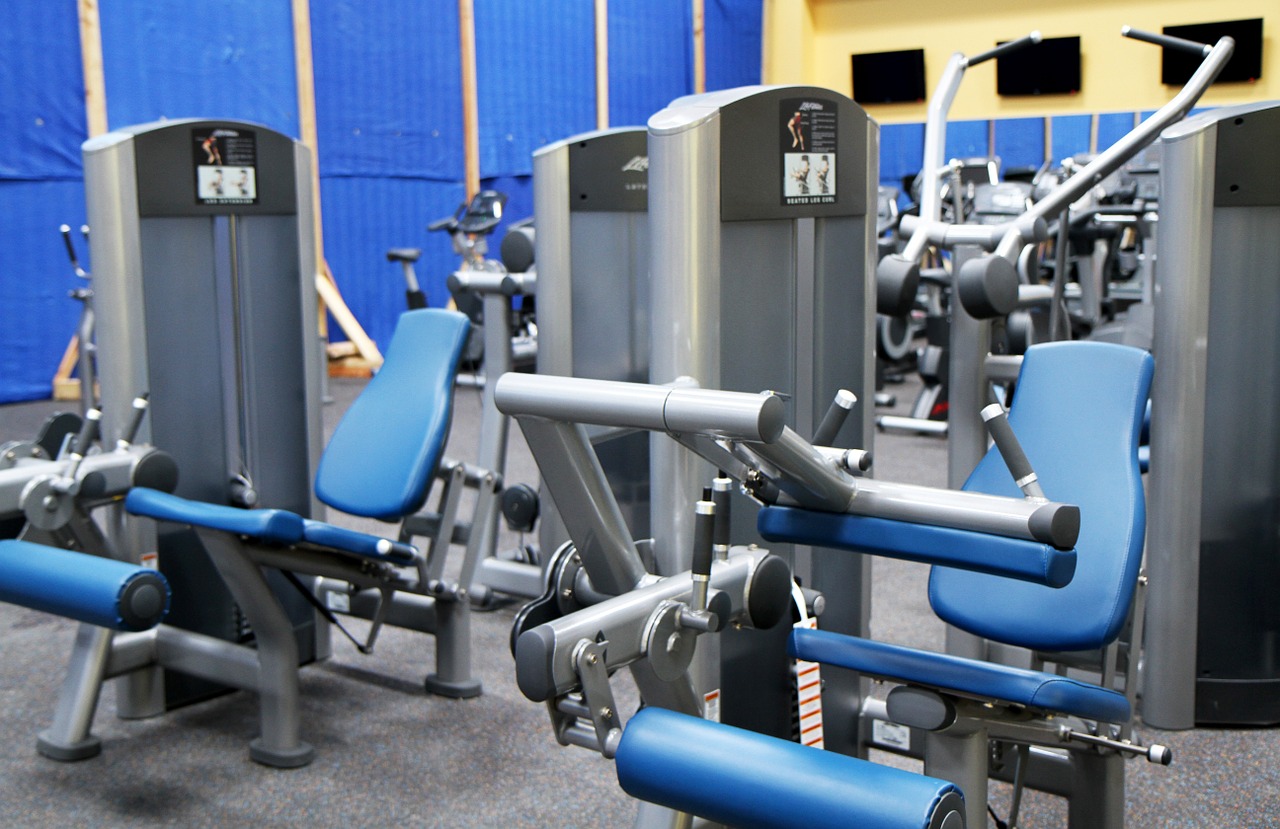 fitness machines, treadmill at the gym